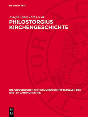 cover image of Philostorgius Kirchengeschichte